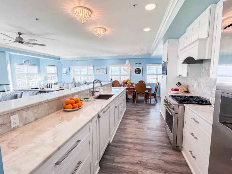 Vista View Penthouse: kitchen wide view