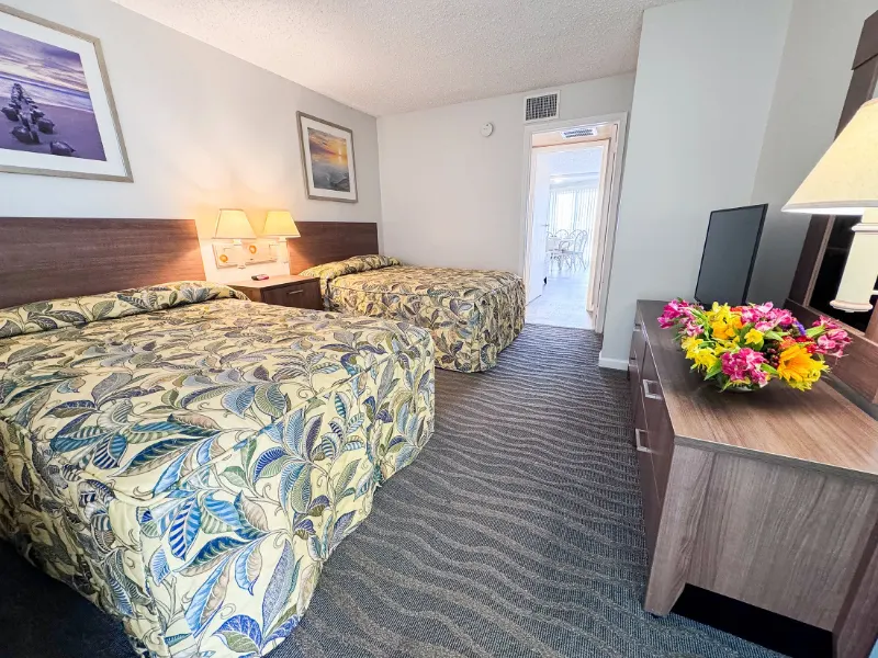 Alea bedroom two double beds
