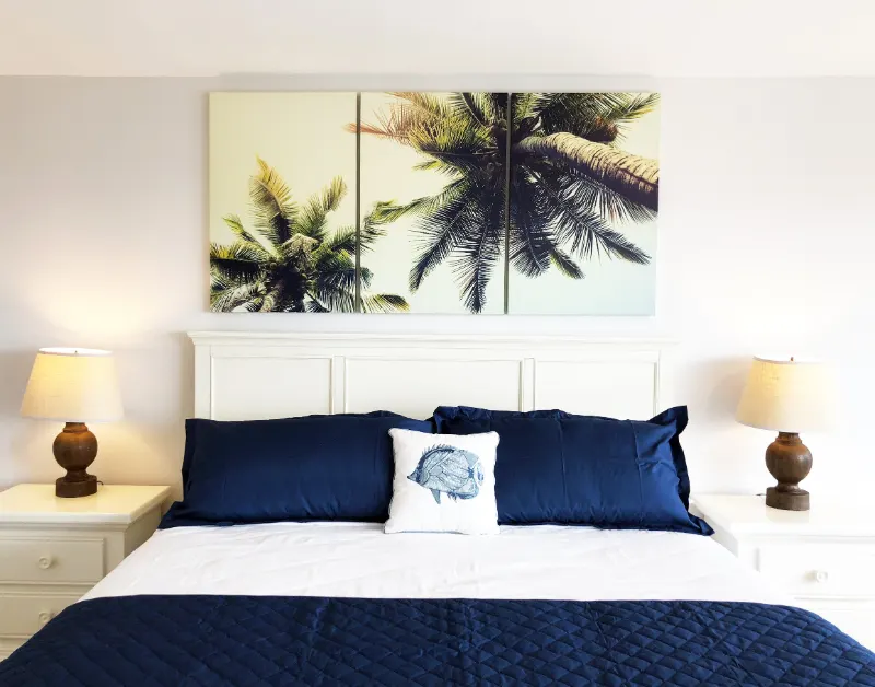 Fiji king bed close up